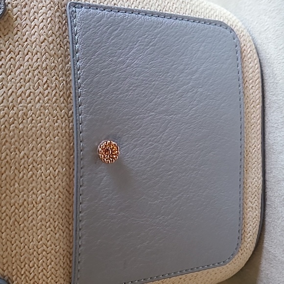 LAUREN CONRAD WOMEN'S BLUE & CREAM PURSE - Picture 4 of 16